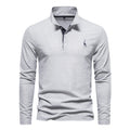 Men’s Mock Neck Long Sleeve T-Shirt