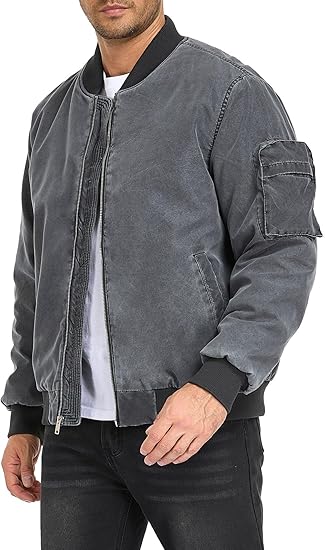 Classic Men’s Bomber Windbreaker Jacket