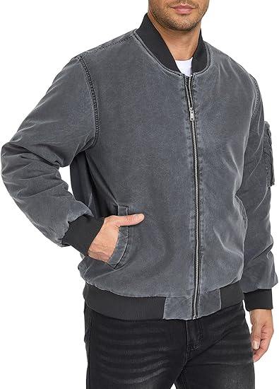 Classic Men’s Bomber Windbreaker Jacket