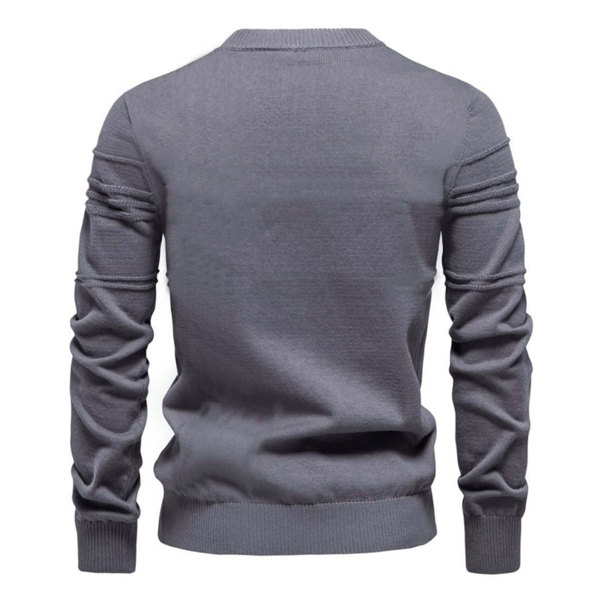 Men's Crosshatch Crew Neck Knit Sweater