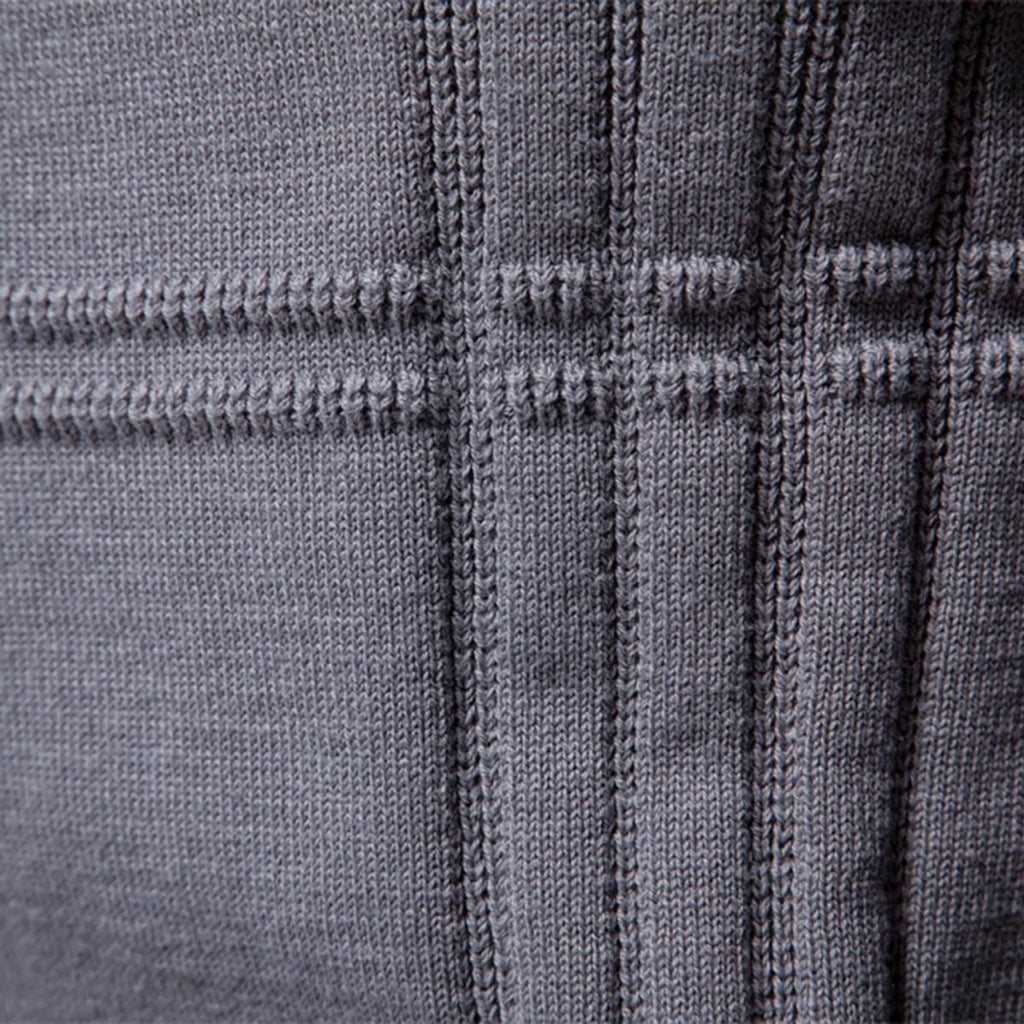 Men's Crosshatch Crew Neck Knit Sweater