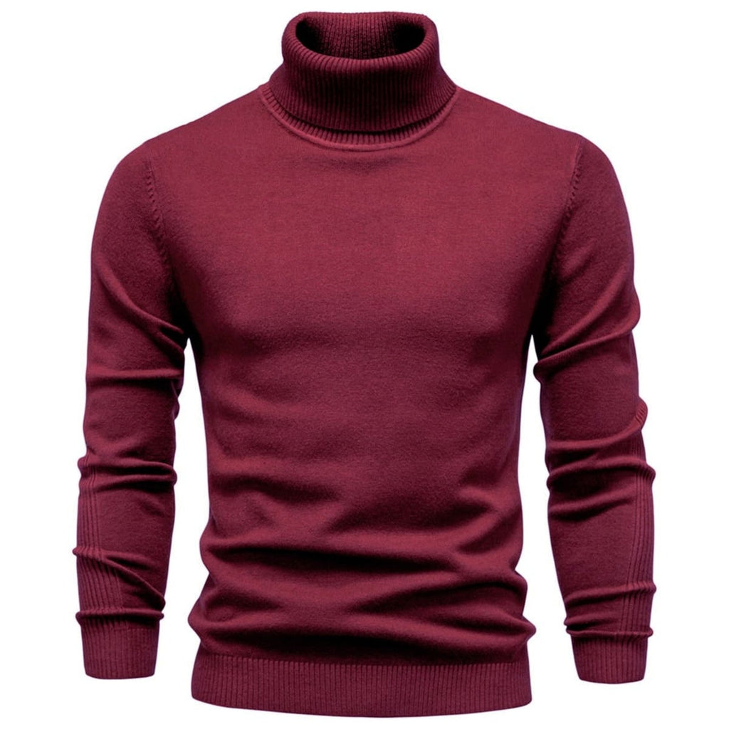 Men's Turtleneck Washable Pullover Sweater