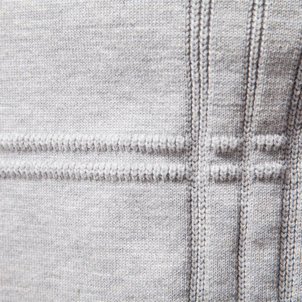 Men's Crosshatch Crew Neck Knit Sweater