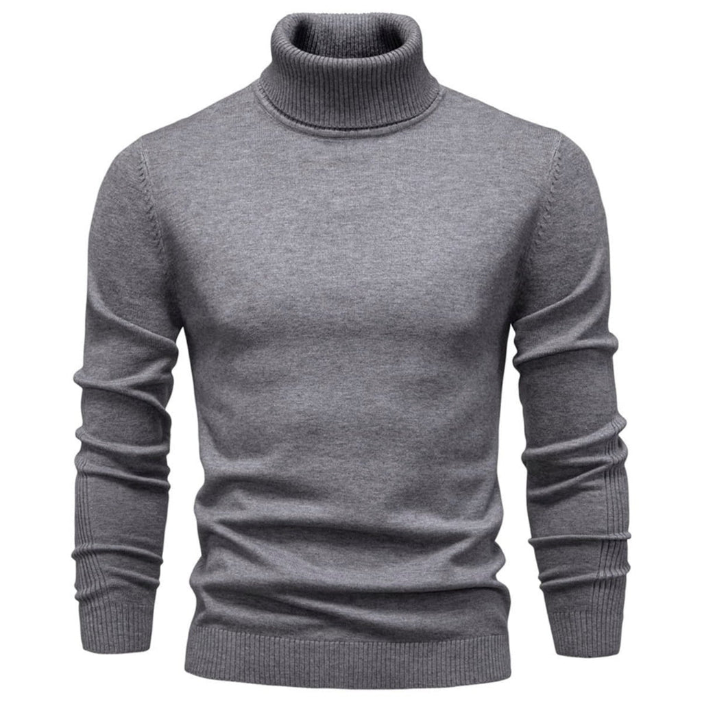 Men's Turtleneck Washable Pullover Sweater